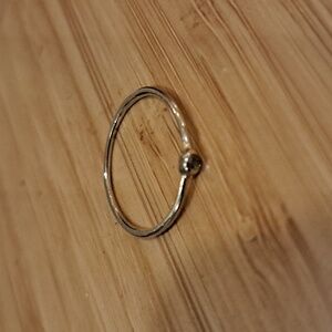NWOT Dainty 1mm Yellow Gold Ring Band